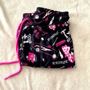 Pink grease pajamas pants